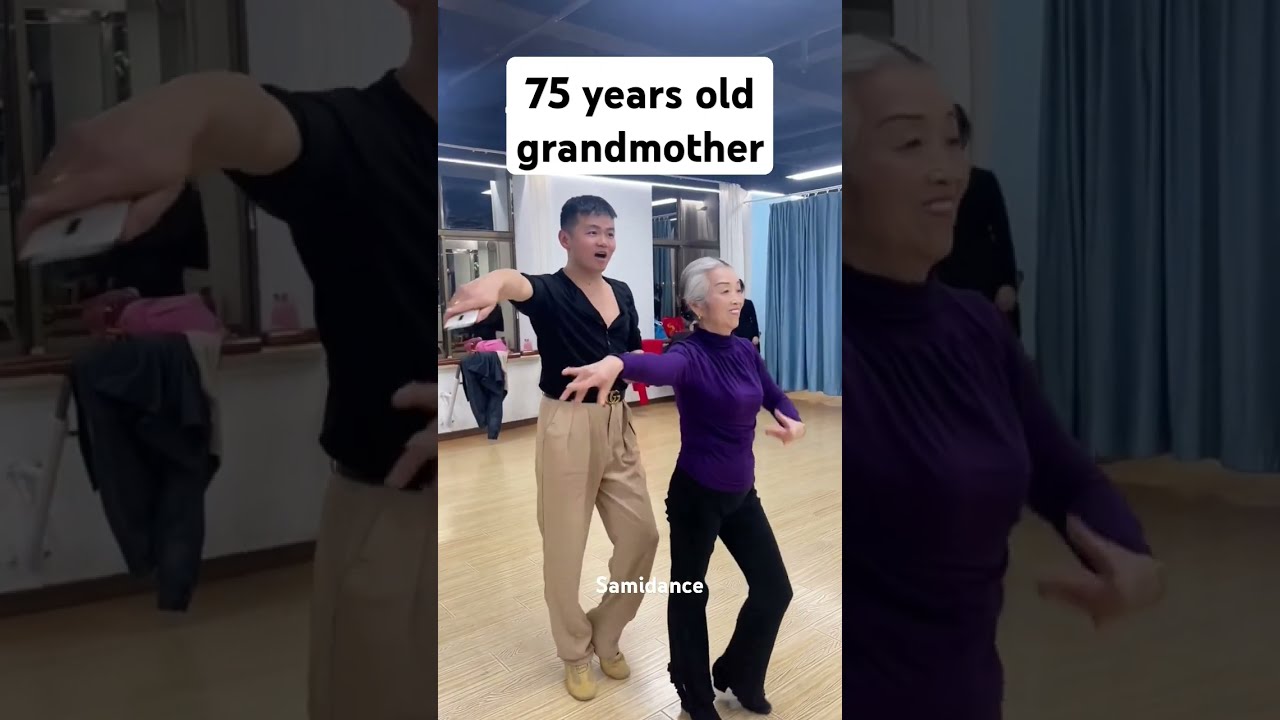 75 Years Old Grandmother Learns Latin Dance And Looks Younger 