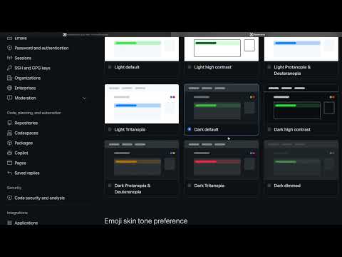GitHub Tips — Color blind accessible color themes