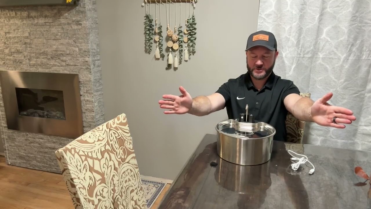 Dog Water Fountain for Large Dogs-Real User Test