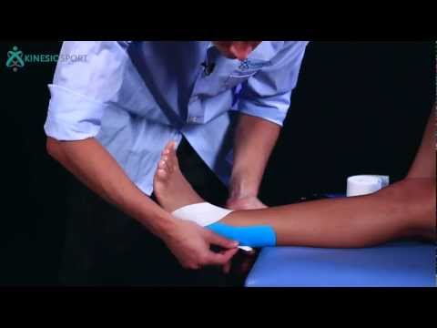 Kinesiosport - Estabilização de Tornozelo - aplicação de bandagem elástica