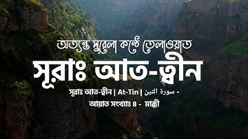 সূরাঃ আত-ত্বীন | At-Tin | سورة التين - আয়াত সংখ্যাঃ 8 -  মাক্কী