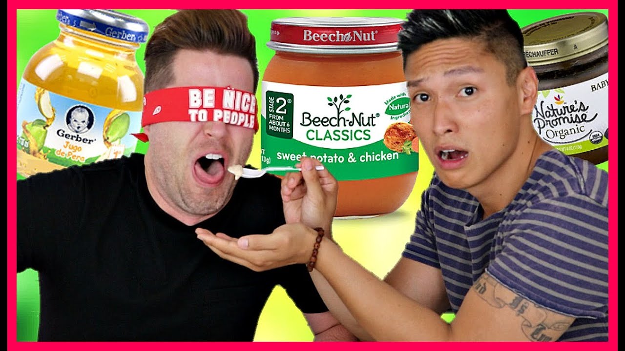 BLINDFOLDED BABY FOOD CHALLENGE (with Arnold Telegaarta)