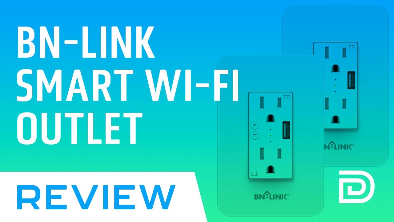 BN-LINK Electrical Outlet In-Wall Smart Wi-Fi Outlet w/ USB Port Review 