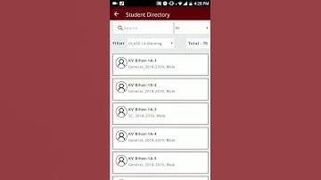 Admin App - Student & Staff Directory