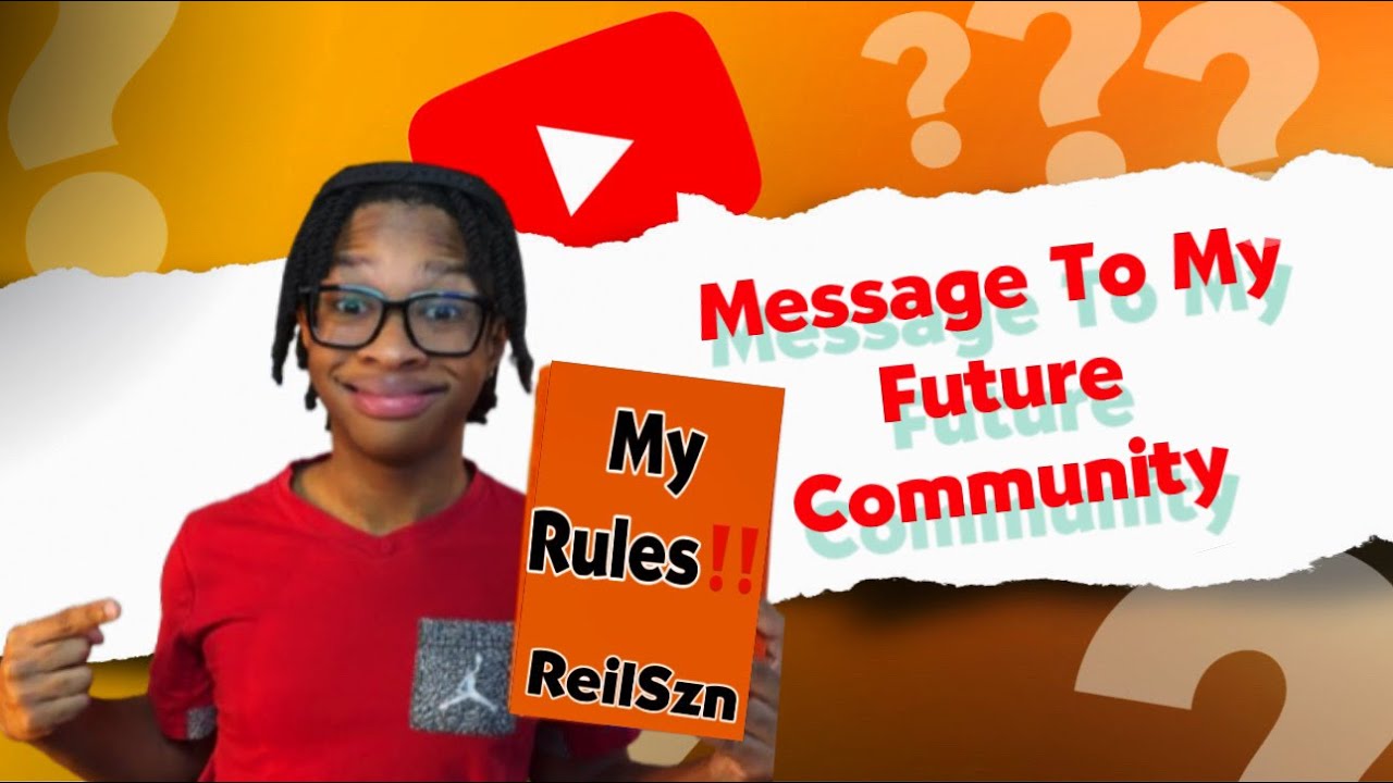 A Video To My Future Community 💬 - YouTube