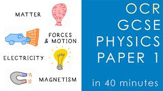 All of OCR PHYSICS Paper 1 in 40 minutes - GCSE Science Revision (Gateway)