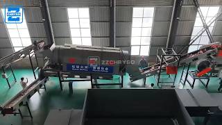 ZZCHRYSO MWS Mixed Waste Sorting Production Line｜Full Automatic Waste Separation System Working Site