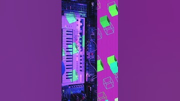 audio-reactive art controlled w/ a MIDI keyboard using #touchdesigner. #generativeart #modular #3d