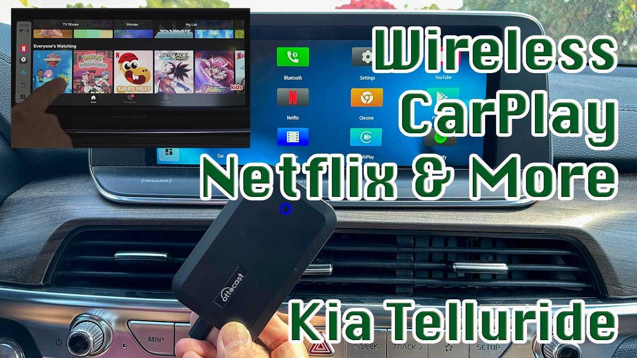 Wireless CarPlay, Netflix and More on Kia Telluride