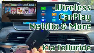 Wireless Carplay, Netflix And More On Kia Telluride Ottocast Picasou 2 Pro Carplay Ai Box