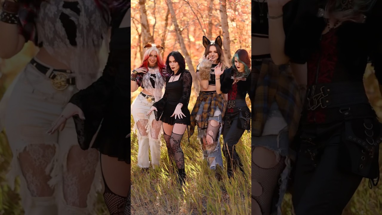 ITS SPOOKY TIME! 🐺🧛&zwj;♀️ @Athena_grimes @halcybella @prototype_fox #halloween #cosplay #spooky