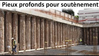 Pieux Profonds Pour Le Soutènement Des Talus