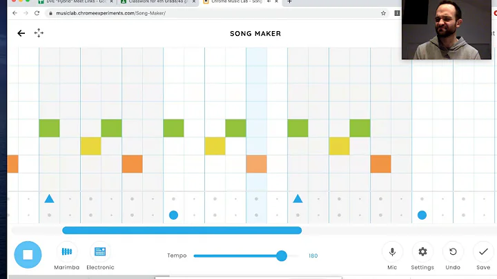 CAROL OF THE BELLS on Chrome Music Lab
