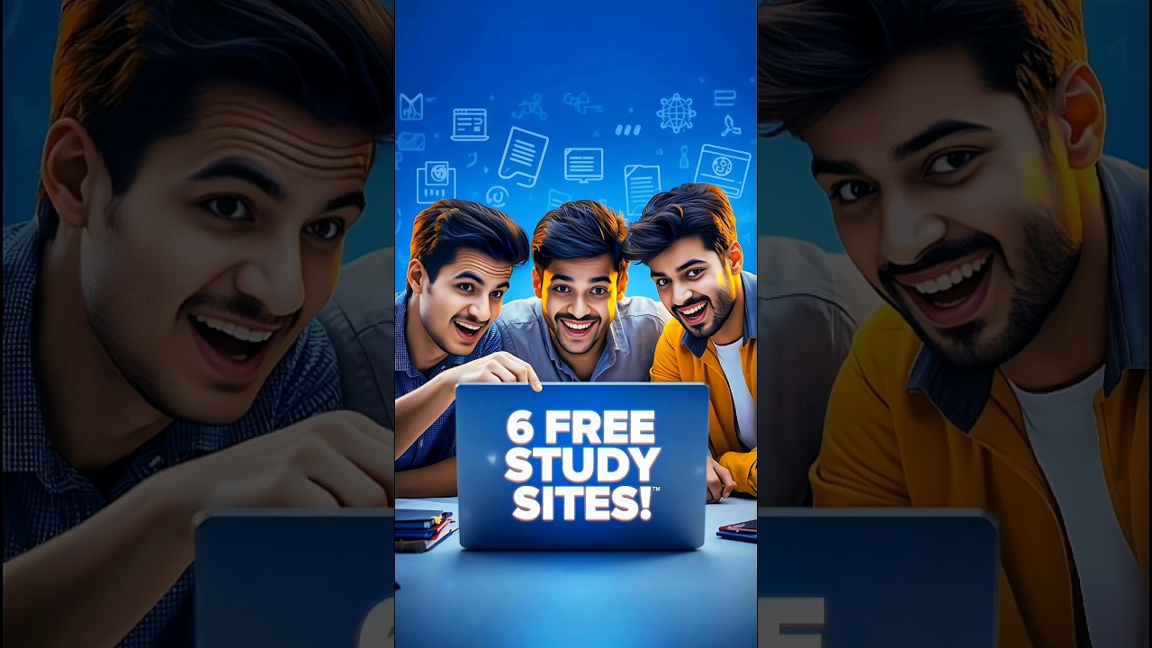 6 Study Sites for Students 💻📚#StudyTools #StudentsTips #shorts