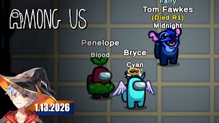 Among Us: Town of Us | 1.13.2026
Among Us
Streamed on 1.13.2026
Video: https://youtu.be/mdHlORLxwZQ
Playlist: https://www.youtube.com/playlist?list=PL3Jw2oqR15Y0V4td5soybJFVi5uVFCfuG
Main Channel: https://youtube.com/TomFawkes/
Twitch: https://www.twitch.tv/tomfawkes/
Patreon: https://patreon.com/TomFawkes
Merch: https://shop.TomFawkes.com/
Socials: https://tomfawkes.com/
#VTuber #ENVTuber #VTuberEN #AmongUs #TownOfUs #ProximityChat Among Us: Town of Us | 1.13.2026