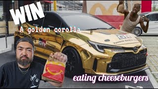 How many happy meals do i have to eat to get the golden GR corolla? 金のGRカローラゲットまでハッピーセットいくつ食べることになるか