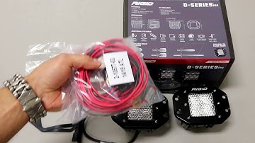 Rigid Industries D Series Flush Mounts LED Lights "What
