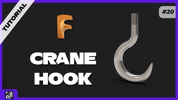 How to design a Crane Hook? | Fusion 360 Tutorial [2021] | ItsmadeEZy