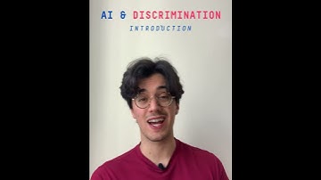 AI & Discrimination video 1 - Introduction