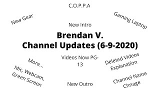 Channel Updates for 6 9 2020