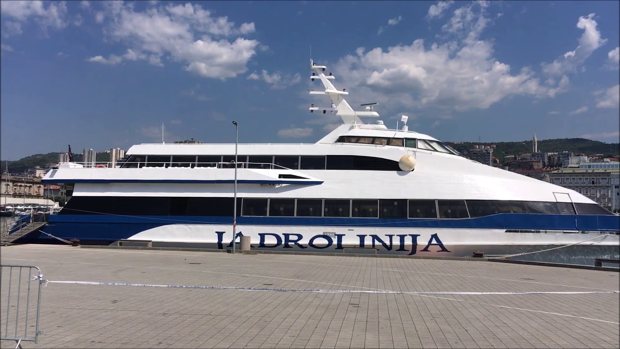 Jadrolinija I Catamaran Adriana I Rijeka Youtube