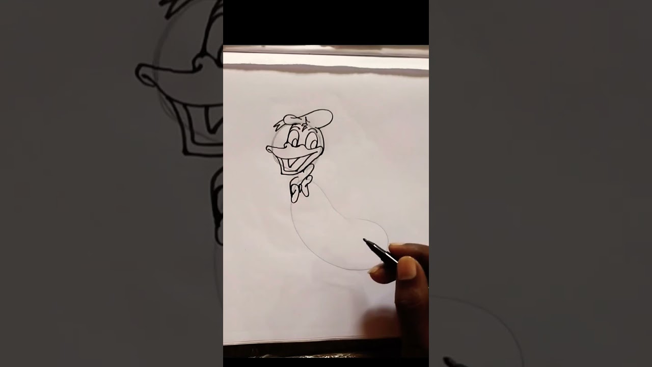 donald duck drawing ( short video )