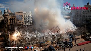 Fallas de Valencia 2024. Mascletà Domingo 3 de Marzo 2024. Pirotecnia Gironina