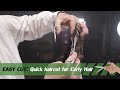 EASY CUT: Quick Haircut for Curly Hair