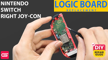Nintendo Switch Logic Board Replacement (Right Joy-Con) - Step-by-step Repair