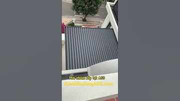 Mái nhôm xếp lật tự động nhập khẩu nguyên chiếc của AGS lắp đặt tại Tp Hà Nội 12-2022