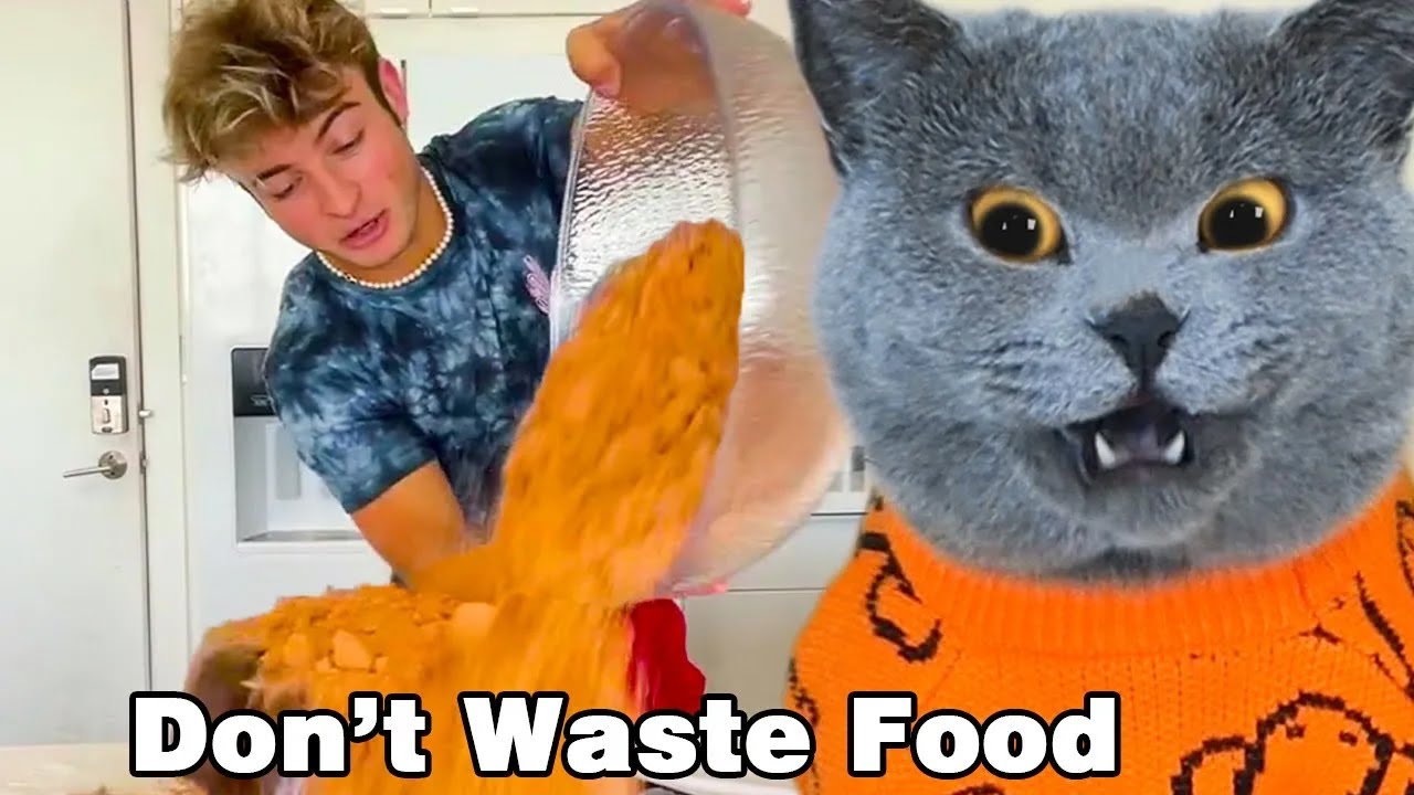NO!! Please Stop Wasting Food!!😠| Oscar‘s Funny World | Cute And Funny