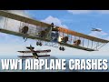 Airplane Crashes, Engine Fires & Gunfights! V12 | Flying Circus Volume I & Rise of Flight Crashes