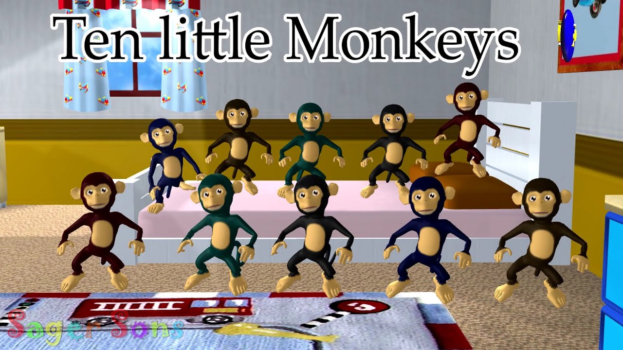 Ten little Fruits. Ten little Monkeys. Ten little Shapes. Ten little aeroplanes |.