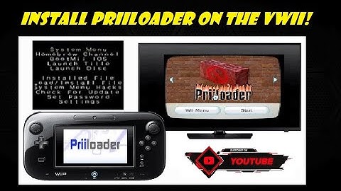 How to Install Priiloader on the Wii U / vWii!!!