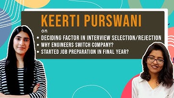 Why students get Rejected in an INTERVIEW | Software Engineer | FT  @KeertiPurswani | Anshika Gupta