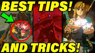 BEST BEGINNER TIPS \& TRICKS FOR ZELDA TEARS OF THE KINGDOM! Legend of Zelda TOTK Gameplay Guide