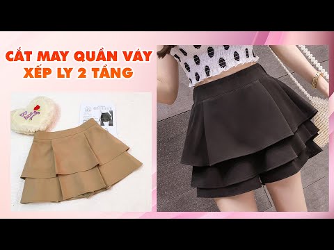 Video 174 - HƯỚNG DẪN CẮT MAY CHÂN VÁY XÒE LIỀN QUẦN - XẾP... - youtube