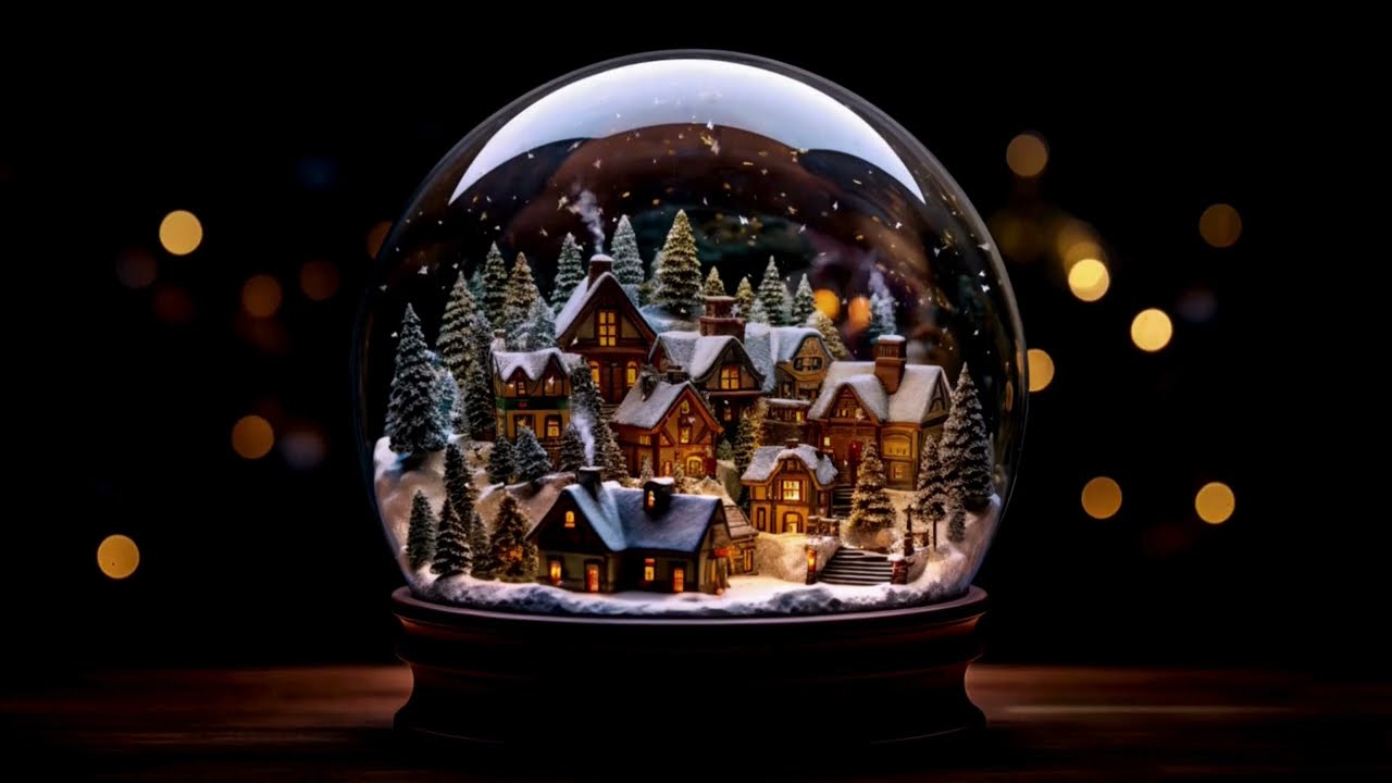 Christmas Snow Globe ❄️🎄 | Soft Lo-Fi | Focus • Relax • Sleep | 30 Minutes