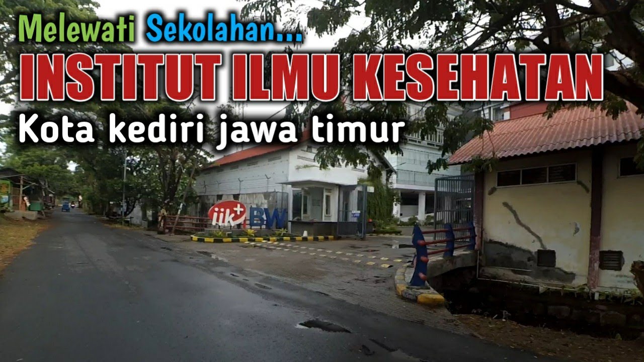 Lewat kampus IIK dan pondok kedonglo kota Kediri