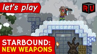 New unique boomerangs, chakrams & fist weapons | Starbound Combat Update [Glad Giraffe] pt 4