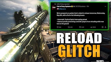 RELOAD GLITCH FIX TODAY - Can