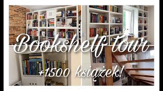 BOOKSHELF TOUR! PT 1 🎉 +1500 KSIĄŻEK 📚