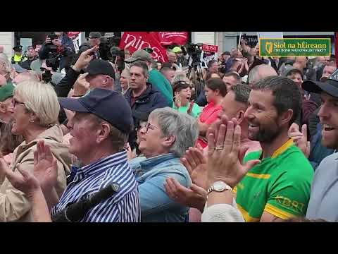Niall McConnell Delivers a Speech in Newry on Unity Against the Invasion of Ireland!
