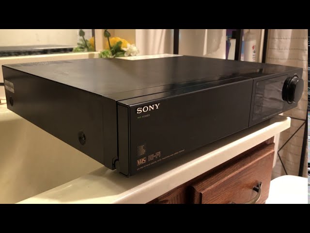  Sony SLV-575UC Reproductor de grabadora de casete de vídeo  estéreo de alta fidelidad VCR VHS cinta reproducción de cable sintonizador  DA Pro 4 cabezas seguimiento automático digital