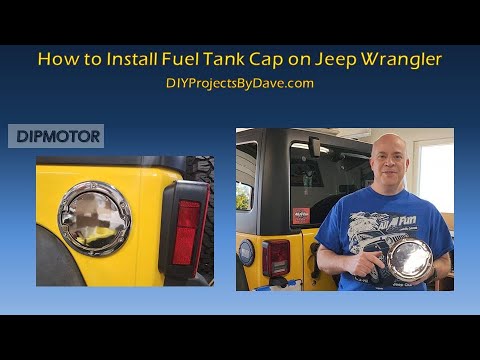 How to Replace and Install Jeep Fuel Tank Cap | #diyProjectsByDave #jeepaccessories  #jeepjk