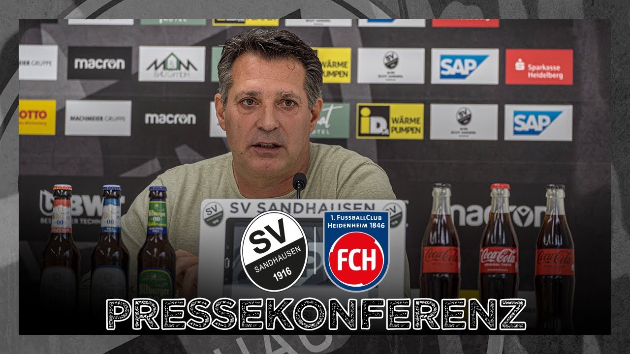 Pressekonferenz SV Sandhausen 1. FC Heidenheim YouTube Pressekonferenz SV Sandhausen 1. FC Heidenheim YouTube