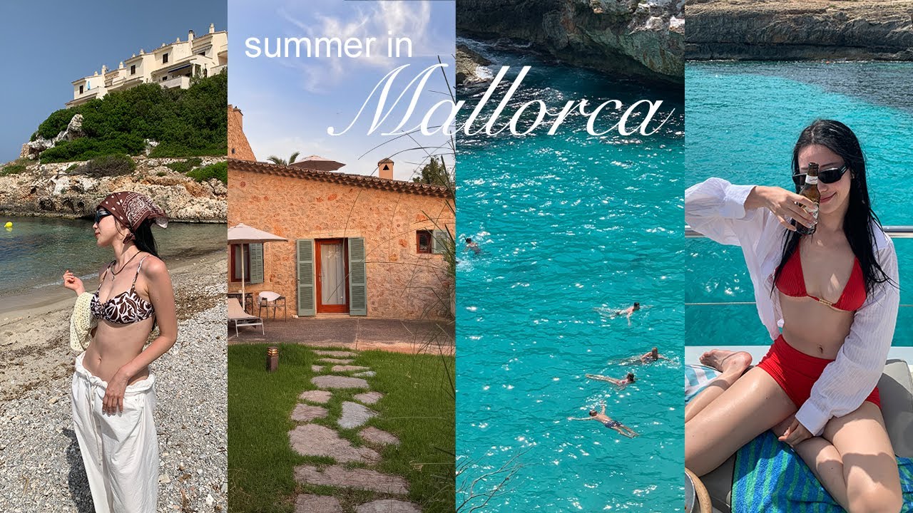 여기는 마요르카 천국이죠🏝️ 인생 여행지를 만났다🐬 신혼여행코스. 팜스테이 숙소. 칼로데스모로. 팔마여행. 요트투어. 하루에 바다 3탕 뛰고 종일 물놀이하는 휴가