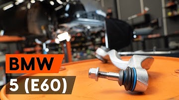 Hoe een voorste draagarm vervangen op een BMW E60 [AUTODOC-TUTORIAL]