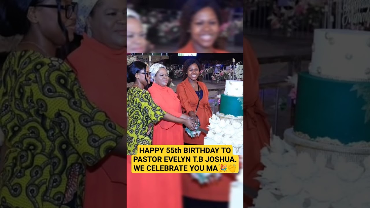 HAPPY 55TH BIRTHDAY TO PST EVELYN JOSHUA. THE WIFE OF PROPHET T.B JOSHUA.🎉 
