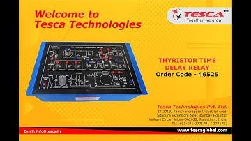 Thyristor Time Delay Relay || Tesca 46525